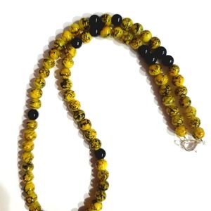UNISEX  18"KOMBABA JASPER MARBLEIZED  4MMBEADS TO HIGHLIGHT &ACCENT ANY OUTFIT L